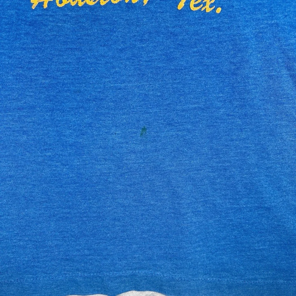 80s‎ 90s Vintage Milby High School ROTC Houston Texas T Shirt Blue Size Medium